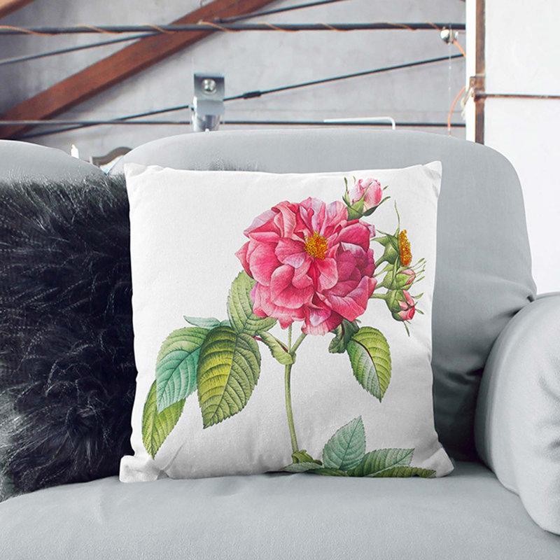 Square Throw Cushion, 40cm H x 40cm W x 15cm D