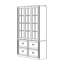 Garde-manger 78,7 po Caris-1823015586