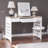 Modern Minimalist Office Desk with a Drawer, Trellis Styled Legs , Sturdy and Durable