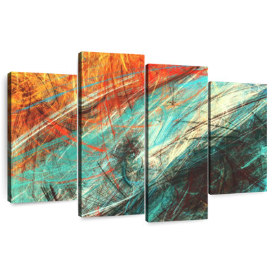 «Avery Elemental Clash Abstract»