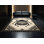 Tapis oriental doux et moelleux de style oriental à motif de Scarabée beige