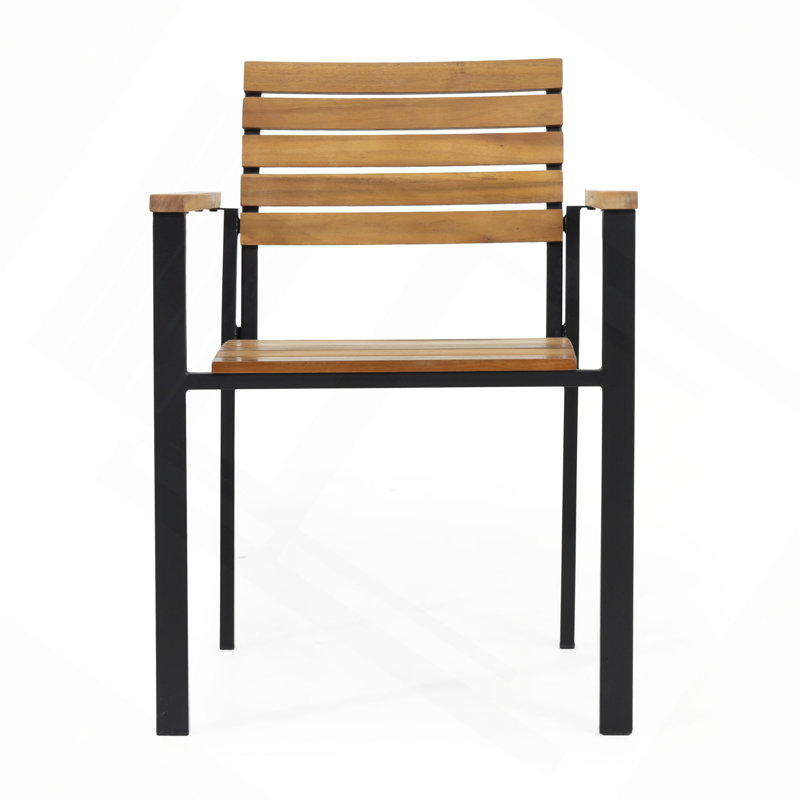 Chaise en bois et métal Laris