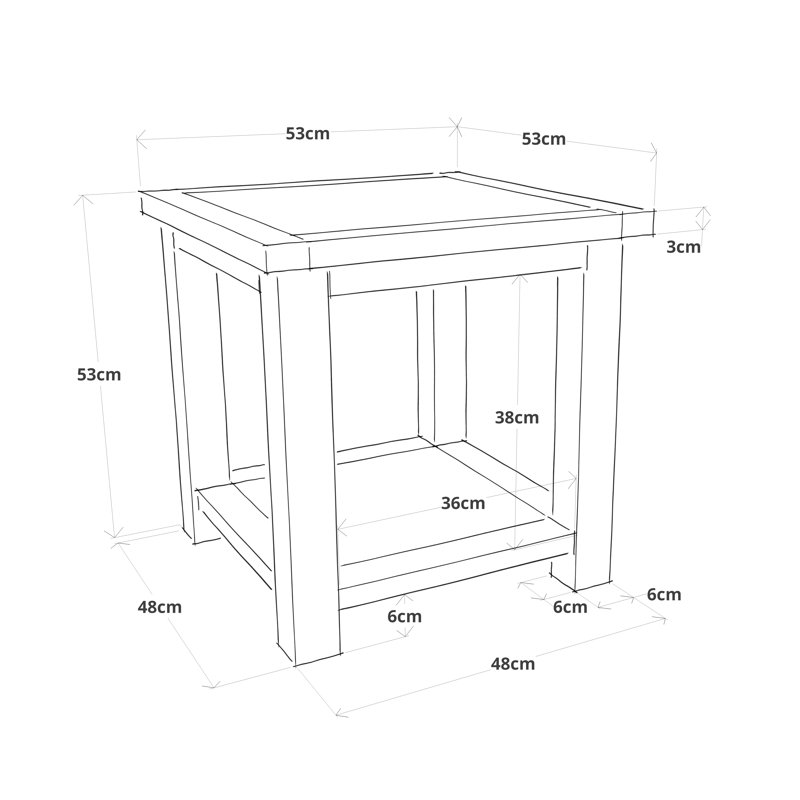 Pompey End Table