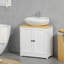 Armoire de salle de bain moderne sous le lavabo, meuble-lavabo mural pour lavabo mural