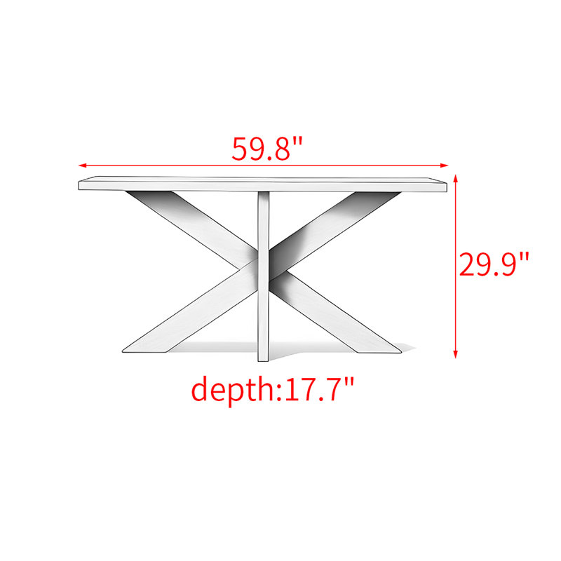 Table de véranda entièrement en bois massif de style français., Gris foncé