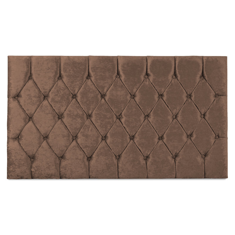 Brenneman Upholstered Headboard, Brown, Small Double (4')