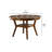 Round Top Wooden Dining Table with Boomerang Legs-1387142343