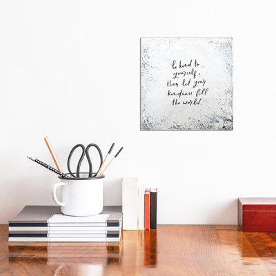 Be Kind by Britt Hallowell - Wrapped Canvas Gallery-Wrapped Canvas Giclée