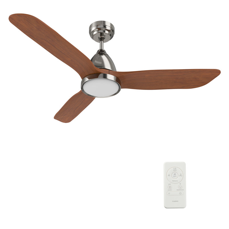 Koa 52" Smart Ceiling Fan With Remote, Light Kit Included, Works With Google Assistant And Amazon Alexa,Siri Shortcut.