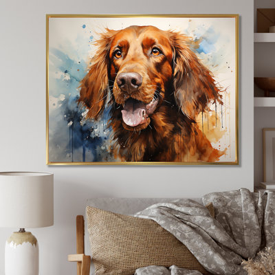 " Dog Irish Setter Impressions IV "