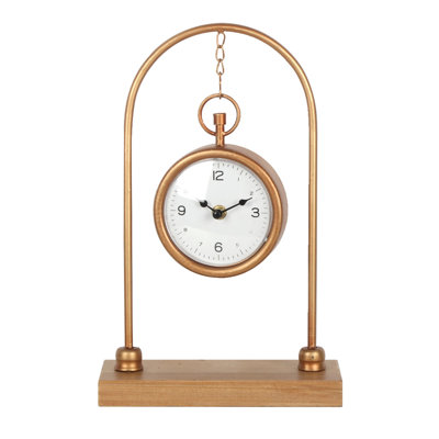 Numerical Metal Mechanical Tabletop Clock