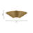 Sandblast Inside/clear Outside Glass Shade LED Flush Mount