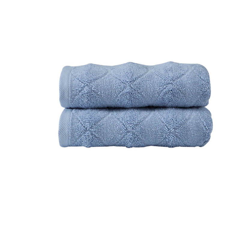 Ozgur   Midweight Jacquard Hand Towel, Blue