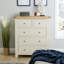 Cooksey Fully Assembled Oak 5 Drawer Chest of Drawers-965622274