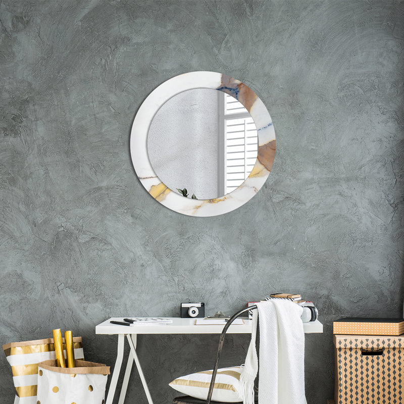 Huldar Glass Flat Wall Mirror