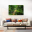 Printemps, parc, chemin paisible, serein, cheval tranquille, forêt, art mural-129154979