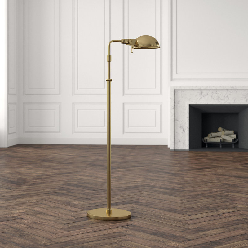 Ralph Lauren Fairfield 1 - Light Task Floor Lamp, Natural Brass