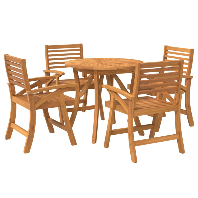 Patio Dining Set with, 75cm H x 85cm W x 85cm D
