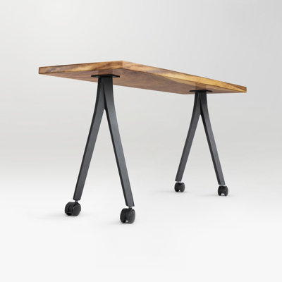 Table de bout en métal avec roulettes Compa, ensemble de 2
