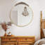 Christa Metal Oval Wall Mirror-2121939605