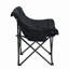 2 chaises de camping d'extérieur pliables / portatives, sac de transport, noir