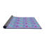 Tapis mauve/rose à tisser électrique-643830748