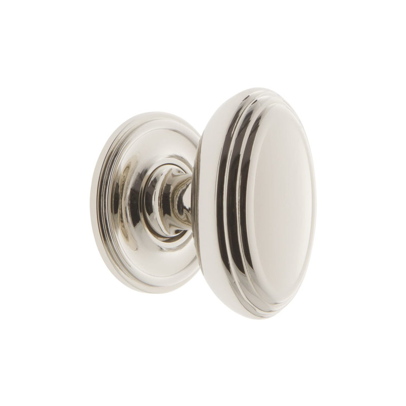 Anneau Cabinet Knob, Polished Nickel