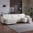 Latitude Run® 3-Seat Sectionals With 2 Ottoman-403881632
