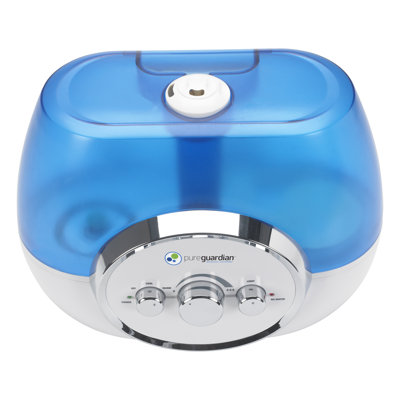 Guardian Technologies 1.5 Gallons Dual Mist Ultrasonic Tabletop Humidifier for 600 Cubic Feet