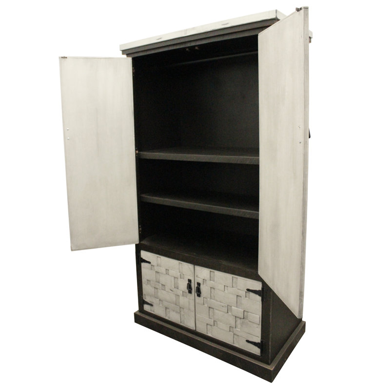 Armoire, Dela Verria rustique / noir antique