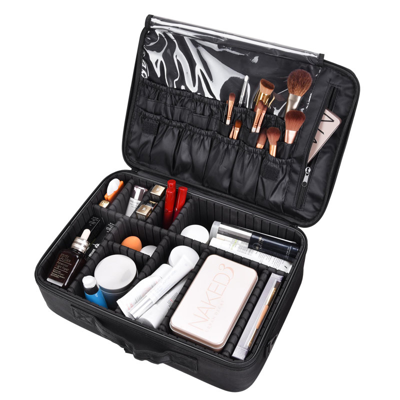 Trousse de maquillage professionnelle, Noir