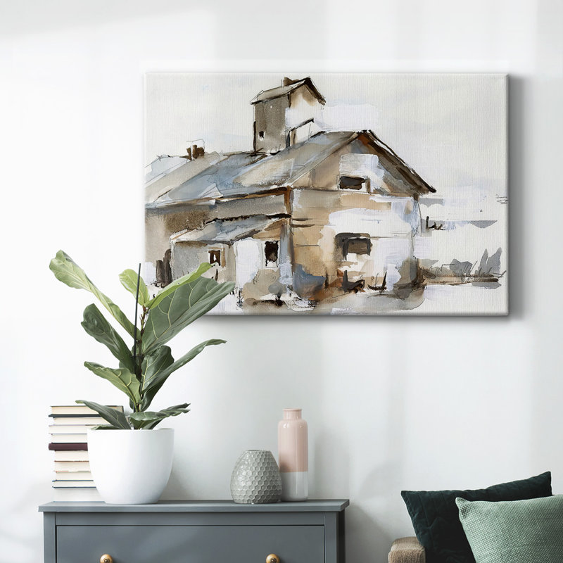Dilapidated Barn II-Gallery Wrapped Canvas, 18" H x 27" W