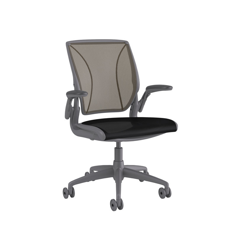 Mesh Task Chair, Pinstripe/Crimson, Pinstripe/Crimson, White