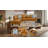 Ginger Faux Leather Sectional With Storage Ottoman-1420157106-1420157108