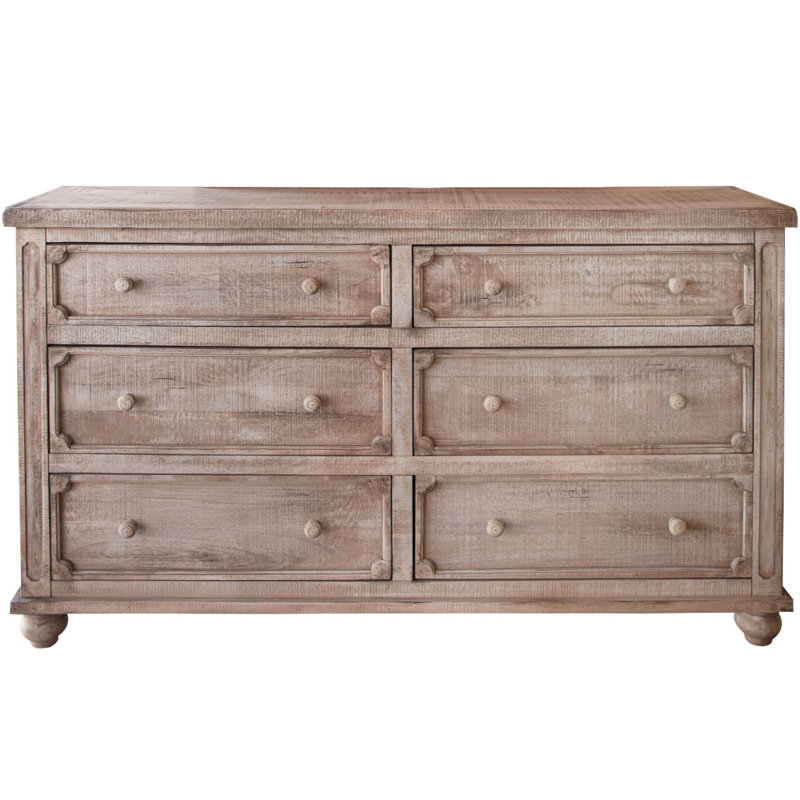Commode 6 tiroirs Aruba Natural