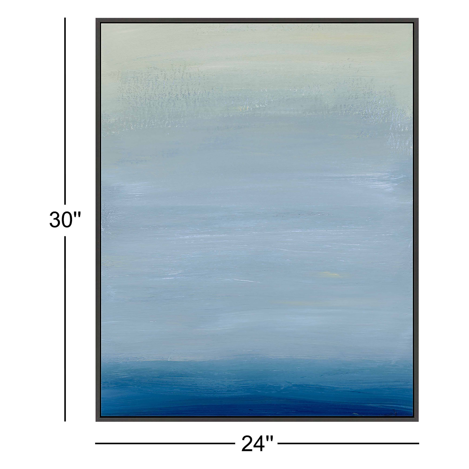 Daydream 2 by Andrea Stokes, Black Framed Canvas, 30" H x 24" W x 1.25" D