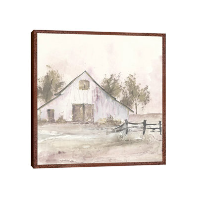 White Barn II by Chris Paschke - Print on Canvas