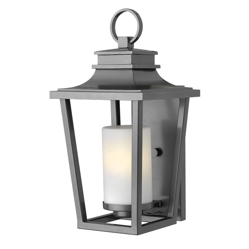 Sullivan Outdoor Wall Lantern, Incandescent, Black, 18.3" H x 9" W x 10" D