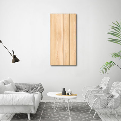 Wooden Background - Wrapped Canvas Print