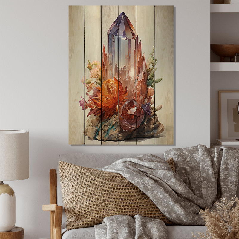 " Spiritual Stone Quartz I ", 32" H x 24" W x 0.78" D