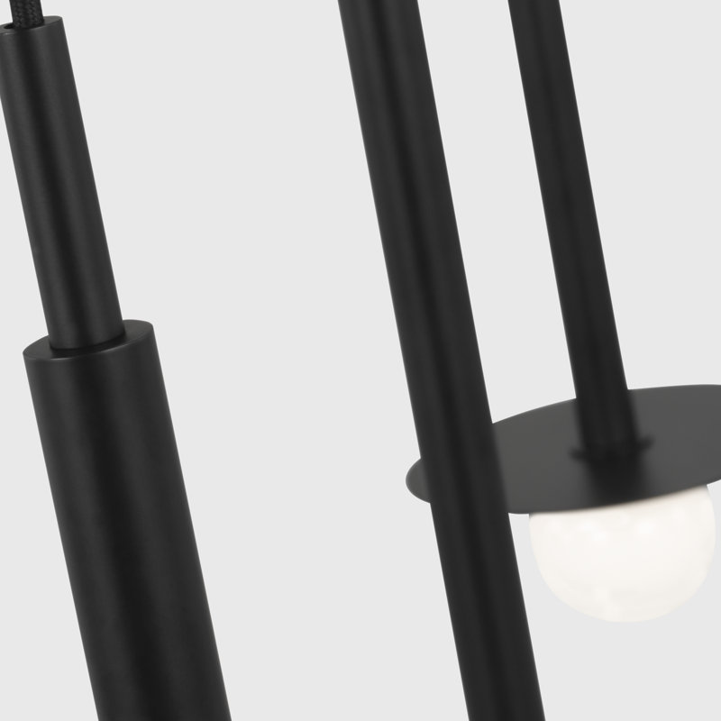 Nodes 3 - Light Chandelier, Midnight Black