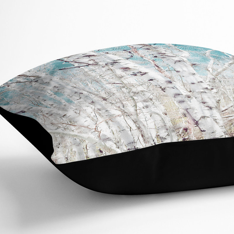 Square Throw Cushion, 55cm H x 55cm W x 20cm D, Black