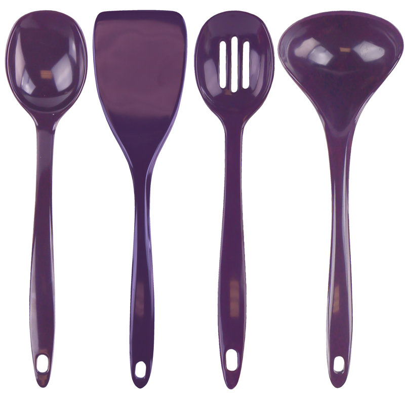 Ensemble d'ustensiles de cuisine 4 pièces Gagetown, Prune