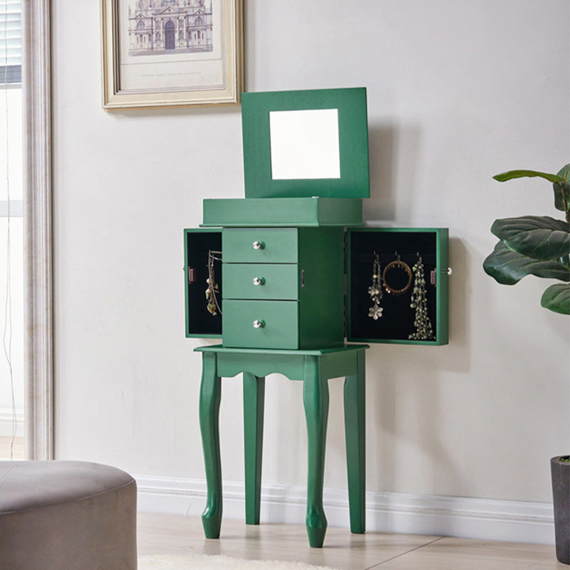 Armoire de rangement pour bijoux American Retro