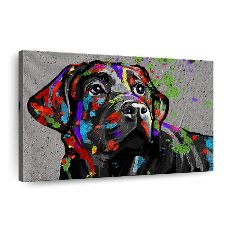 " Labrador " by Harper D., 12" H x 8" W x 1" D
