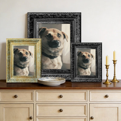 5" x 7" Black 3 PCS Graduation Picture Frame for Christmas Gifts
