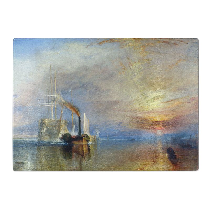 The Fighting Temeraire by Joseph Mallord William Turner Chopping Board, 28.5cm W x 39cm L