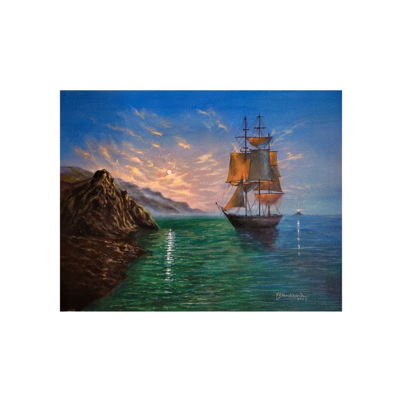 Pirate Ships | Acrylic On Canavs | By Prashant Honakhande