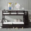 Lit superposé simple au-dessus d'un lit simple avec lit gigogne Fazer par Harriet Bee-849512250
