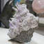 Améthyste amas sur Druzy Matrix